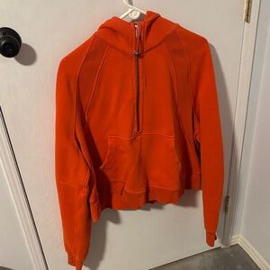 Bright Orange lululemon scuba hoodie